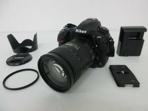 中古 カメラ 訳アリ Nikon D850 ボディ + NIKON AF-S 28‐300㎜ F3.5‐5.6 G ※通電のみ確認済／W