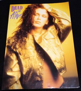 デッド・オア・アライヴ　日本ツアーパンフレット★DEAD OR ALIVE Pete Burns 1990 JAPANアライブ ピート・バーンズ ユーロビート ディスコ