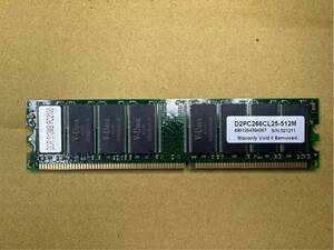 DDR 512MB PC2100