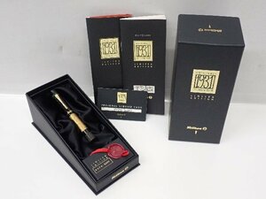 万年筆 PELIKAN ペリカン 1931 Limited Edition ゴールド 吸入式 ペン先18K-750 M(中字) 化粧箱/冊子付 ∩ 6DEBC-67