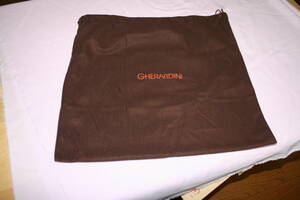 中古　　GHERARDINI ゲラルディーニの布製収納袋　　ヨコ40センチ　タテ３６センチ