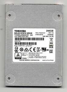 SATA ★ TOSHIBA　SSD HDD　256GB ★ MODEL：THNSNJ256GCSY ★ 健康状態：正常 ★