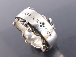 正規品 PATRICK COX パトリックコックス シルバー925 指輪 リング リリー紋章 ツタデザイン 13号