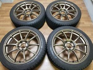 【スタッドレス】18インチ 8.5J +45 PCD114.3 ADVAN Racing RZⅡ WRX STI VAB GVB GRB S4 VAG GVF GRF GDB レヴォーグ GRヤリス FD2 DC5 GT