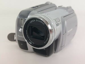 14681　Panasonicパナソニック デジタルビデオカメラ NV-GS300-S シルバー バッテリー・充電器・リモコン付属 通電確認 USED品 現状品