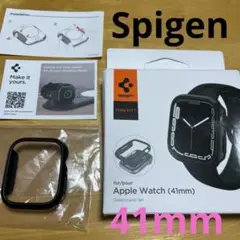 SpigenシュピゲンAppleWatchケース 41mm 黒ブラック