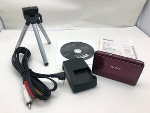 SONY Cyber-shot DSC-TX7 / Carl Zeiss Vario-Tessar 3.5-4.6/4.43-17.7 コンパクト デジタルカメラ 付属品付き ジャンク 中古【UW040705】