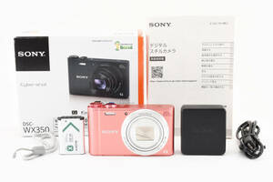 ★極上品★　ソニー SONY Cybershot DSC-WX350 ピンク 元箱付 #a361