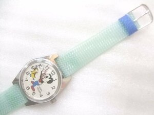 1970sシチズンキャラクターアンティークパンダ手巻腕時計OH済　U639