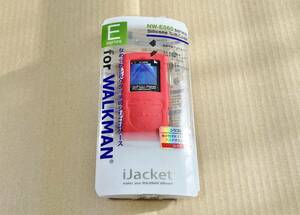 ◆ SONY WALKMAN E060シリーズ専用 シリコンケース iJACKET レッド