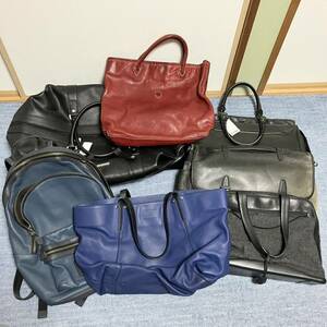 1円 ブランドバッグまとめ ジャンク BVLGARI ブルガリ COACH コーチ PRADA プラダ BALLY バリー Feragamo フェラガモ ブルックスブラザーズ