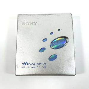 【動作品】SONY MDウォークマン MZ-E520 ブルー 動作確認済み