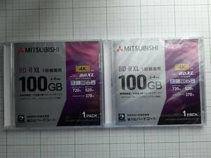 [新品.未使用] MITSUBISHI BD-R XL 100GB 2枚