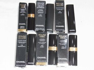 シャネル CHANEL ほぼ未使用 口紅 ルージュ 6本まとめ