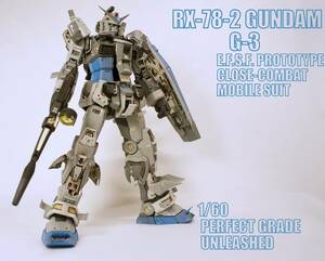 1/60PGUD RX-78-2ガンダム　G-3 改修塗装済完成品　ＰＧ　アムロ