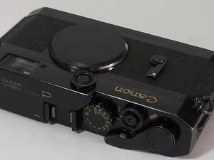 希少 キャノン CANON M39(L39スクリューマウント)レンジファインダー カメラ Canon P ブラックペイント Black Paint ボディNO.706562 CANON