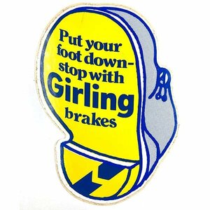 ルーカス ガーリング ビンテージ デカールLUCAS Girling Vintage Decal ステッカー シール Sticker