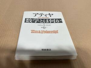 数学とは何か　アティヤ〈科学・数学論集〉 （科学・数学論集） マイケル・Ｆ・アティヤ著　志賀浩二編訳／朝倉書店