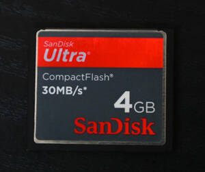 Sandisk サンディスク CFカード 4GB 中古 美品 動作確認済み