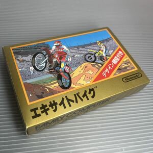 【美品・1円スタート】ファミコンソフト エキサイトバイク FC