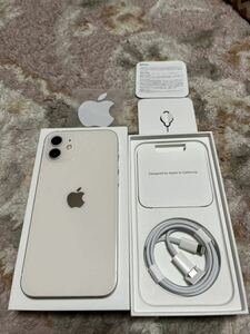 iPhone12 64GB SIMフリー AppleStore購入　スターライト ホワイト　バッテリー93% 美品　中古