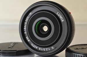 ★★極上品 Panasonic LUMIX G 14mm F2.5 II ASPH. Lens♪♪#1842EX