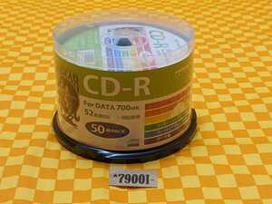 ★79-001- HIDISC 磁気研究所 CD-R 50枚 PACK For DATA 700MB 一回記録用 データ用 インクジェットプリンタ対応 ペン 汚れ 埃 破れ