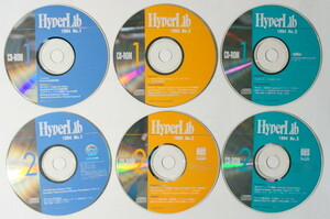 Hyper Lib CD-ROM 6枚セット 1994 No.1 No.2 No.3 MacOS 対応