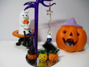 ピアス チャーム オバケ カボチャ ボンボン 星 季節 イベント ハロウィン 等 限定 オリジナル デザイン 新品 未使用 詳細写真参照 12