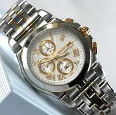 SEIKO セイコー クロノグラフ 7T62 メンズ クオーツ 腕時計 ホワイト