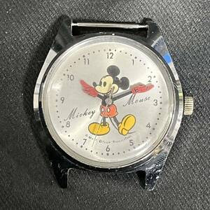 ミッキーマウス 手巻き メンズ腕時計 5000-7000 日本製 ヴィンテージ 動作品 希少