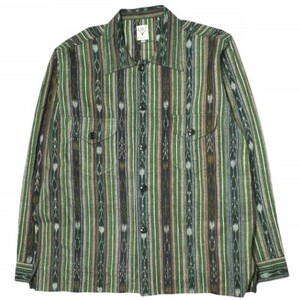 新品 South2 West8 サウスツーウェストエイト S2W8 Smokey Shirt - Cotton Cloth / Ikat Pattern イカット柄 スモーキーシャツ FK837 S
