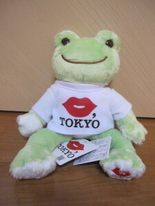 新品・タグ付き■ かえるのピクルス KISS TOKYO コラボ ビーンドール ぬいぐるみ■グリーン