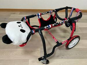 犬用車椅子、柴犬用４輪車、犬の車椅子、あご乗せ付き
