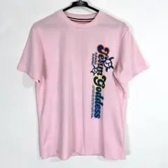 【team goddess】ピンク系 半袖 Tシャツ カットソー メンズ M