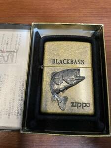 ジッポ zippo ブラックバス 1996年 未使用