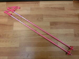 ● KAZAMA　可愛いピンクのスキーポール 105cm SPAX J ●