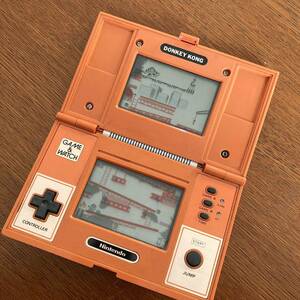 ゲームウォッチ ドンキーコング DONKEY KONG 任天堂 GAME&WATCH 現状動作します