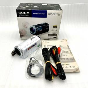 (ジャンク) ソニー　SONY　ハンディカム HDR-CX270 ビデオカメラ　動作未確認　部品取り用　G240510150