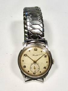 ☆ STRAND ニツケル／クロム　紳士用腕時計　1950年代　スイス製