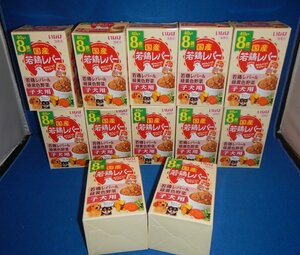 ☆いなば☆国産若鶏レバー☆若鶏レバー＆緑黄色野菜☆子犬用40g×8袋入りを12箱96袋まとめて☆