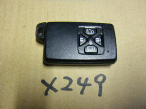 平成２５年 アルファード DBA-ANH20W 純正 スマートキー キーレス カギ 鍵 両側スライドドア ４ボタン