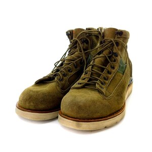 ビズビム VISVIM BEARD BOOTS FOLK レースアップブーツ スエード US10 28cm カーキ ■SH /AK3 メンズ