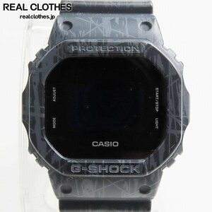 G-SHOCK/G-ショック スラッシュパターンシリーズ CASIO クォーツ腕時計 DW-5600SL【動作未確認】 /000