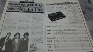 ロッキンf☆バンドスコア☆切り抜き☆Blankey Jet City『Sea Side Jet City』▽10DZ：ccc656