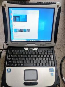 ★中古品 Win7 Pro Panasonic パーソナルコンピューター TOUGHBOOK CF-19 AW1ADS 10.1 型/Intel Core i5-2520M@2.50GHz/SSD:128GB/4GB★125