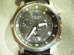 【中古品：状態「悪い」】カシオ・オシアナス腕時計 ソーラー電波 OCEANUS OCW-10 ※ボタン不良