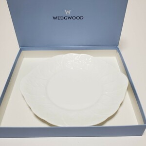 WEDGWOOD ウェッジウッド カントリーウェア ホワイト 約25×23cm プレート 箱付き