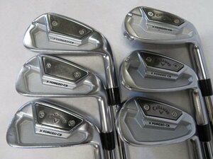 【中古】キャロウェイ　2021　Ｘ－ＦＯＲＧＥＤ　ＣＢ　アイアン　６本（５～P）　Ｓ　NSPRO 950GH neo