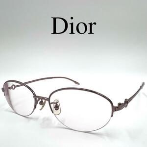 Christian Dior ディオール メガネ 眼鏡 度入り ラインストーン
